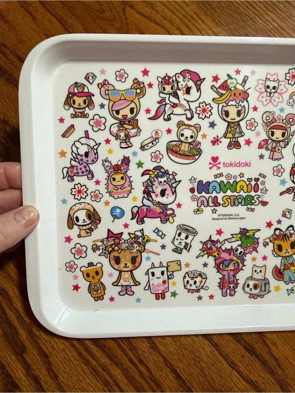tokidoki Kawaii All Stars White Decorative Small Tray